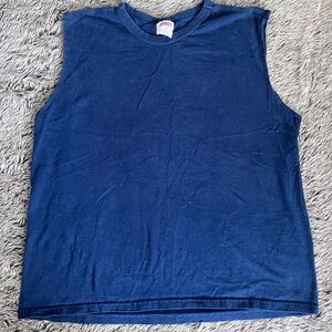 BVD Navy Blue men’s Sleeveless Tank Top Size Large
